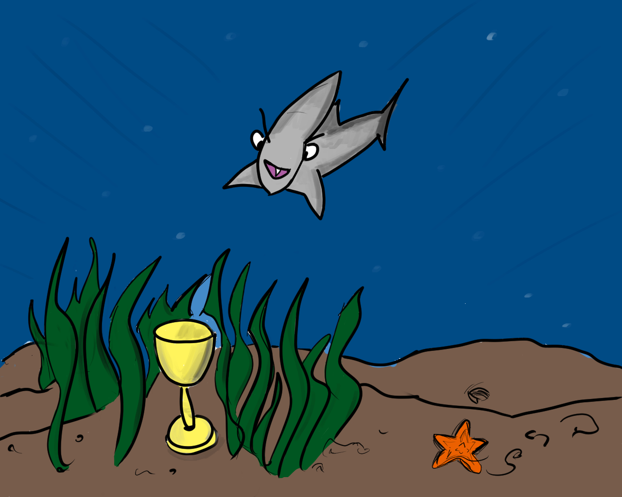 Mort Swims to the Chalice