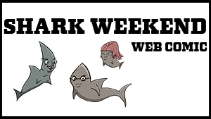 An alternate logo for Shark Weekend