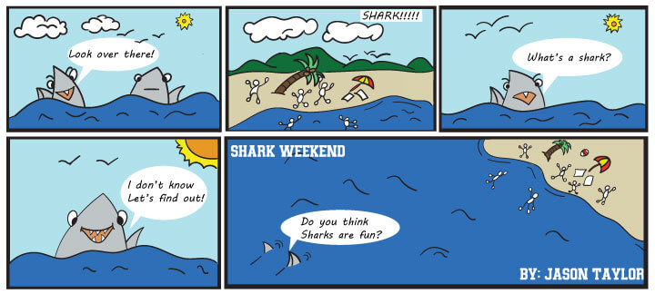 Shark Weekend Original Comic
